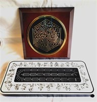 Bombay Maze Game/Cribbage Board