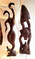 Cubain Made Wood Sculptures