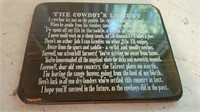 Cowboy Quote Sign