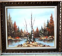 Canadian Artist Canvas Painting