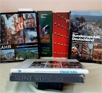 Assortment of books European Cities
