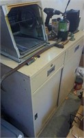 Metal Cabinet with Shop Contents