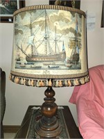 Lamp with Historical Shade