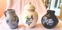 3 Small Vases