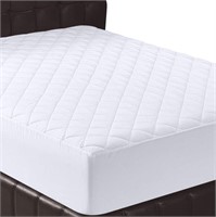 Utopia Bedding Quilted Fitted Mattress Pad QUEEN