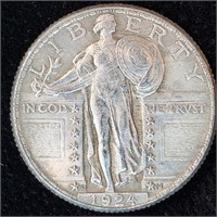 1924-D Standing Liberty Quarter - Stunning