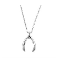 Wishbone Sterling Silver Necklace