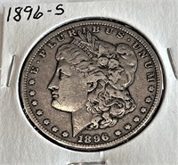 1896 s SCARCE Better Date Morgan Silver Dollar