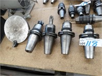 7 Sandvik HM50 Milling Machine Tool Holders & Tool
