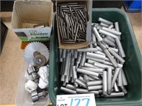 Qty Aluminium/Steel Pins, Bushes & Sundries
