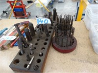 3 Trays of Drill Bits & Milling Cutters
