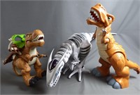 Sharper Image Roboraptor & 2 Mattel Dinosaurs