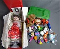 Group of Toys- Action Figures, Dolls, Football Gs