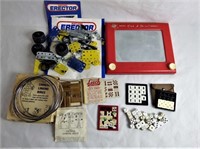 Vintage Hand Slide Puzzle Games, Erector, Toys