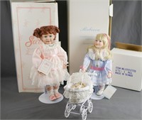 Two Fine Porcelain Collector Dolls