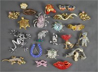 Costume Jewelry Fashion Figural Brooches/ Pins