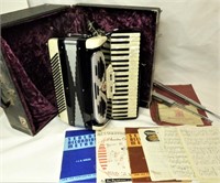Vintage Italian Accordion with Case