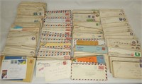 Large Lot of Vintage US Postal Covers w/ Stamps
