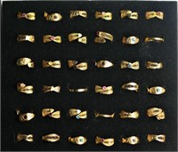 Collection of Costume Jewelry Fashion Rings