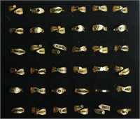 Group of Costume Jewelry Fashion Rings