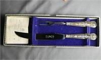 Sheffield Carving Set w/ Sterling Silver Handles