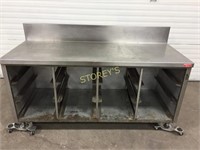 ~63" S/S Work Cabinet w/ Tray