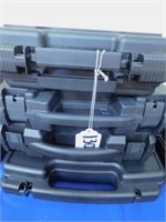 4 Hard Plastic Small Gun Cases