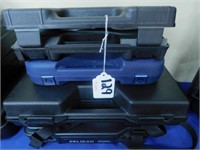 4 Hard Plastic Small Gun Cases