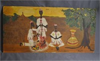 Alabi Nigerian Folk Art Painting