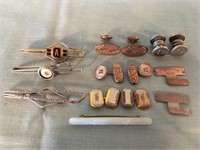 Vintage Tie Bars, Cuff Links & Collar Buttons