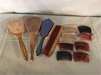 Vintage Brushes, Combs & Hair Clips