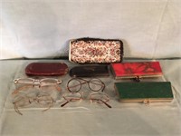 Old Glasses & Cases - 2 Cases From Chatham