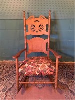 Pressed Back Rocking Chair - 24"w x 42.5"
