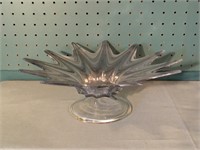 Art Glass Pedestal Dish