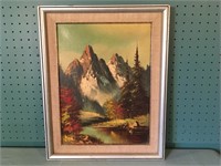 Original Oil On Canvas - Signed - Frame 16" x 20"