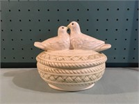 Kissing Doves Candy Dish