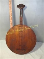 Vintage Asian Ruan Wood Stringed Instrument