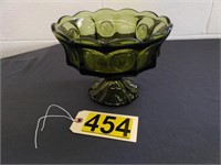 Green Coin Pattern Bowl