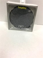 heyday™ Round Bluetooth Speaker - Gray/Gold