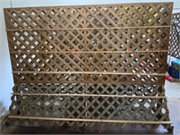 Wood Lattice Display Rack/Stand