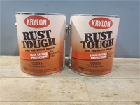 Krylon Rust Tough - Semi-Gloss White Paint