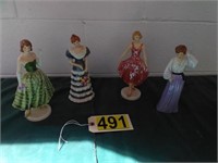 Goebel 1980\'s Women\'s Club Figurines