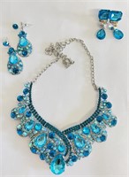 Brilliant Turquoise Necklace & Earrings