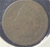 1887 Indian Cent