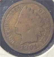 1891 Indian Cents