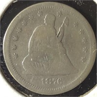 1876-S Seated Quarter