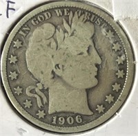 1906-D Barber Half Dollar Nice