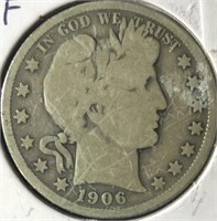 1906-O Barber Half Dollar