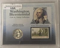 Washington Bicentennial Coin and Stamp
