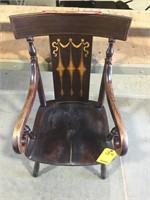 Antique wood chair